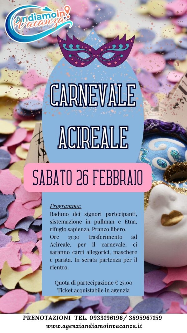 Carnevale di Acireale 26 Febbraio